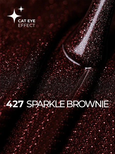 victoria vynn salon gel polish cherry on top collection sparkle brownie 427