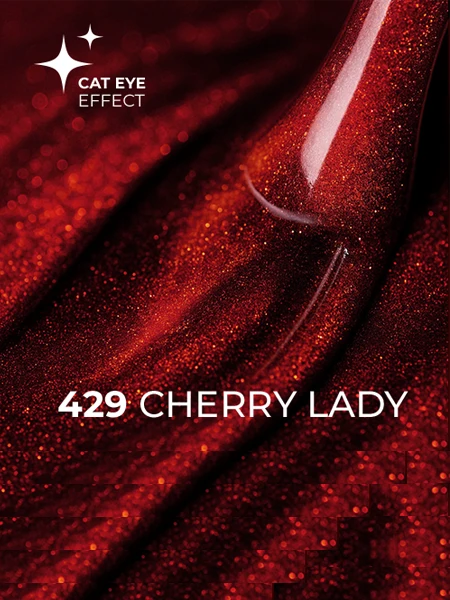 victoria vynn salon gel polish cherry on top collection sparkle brownie 429 cherry lady