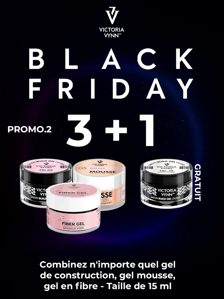 promo 2 black friday victoria vynn build gel 15ml french