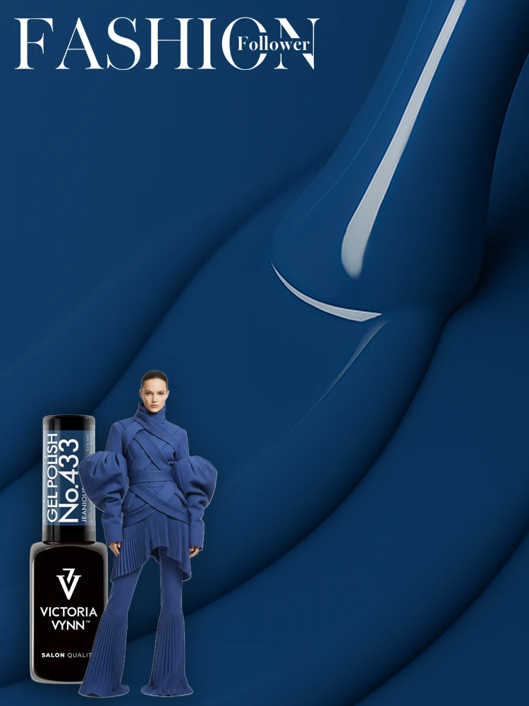 Victoria VYNN Gel Polish No. 433 Jeanious 4 victoria vynn fashion follower 433