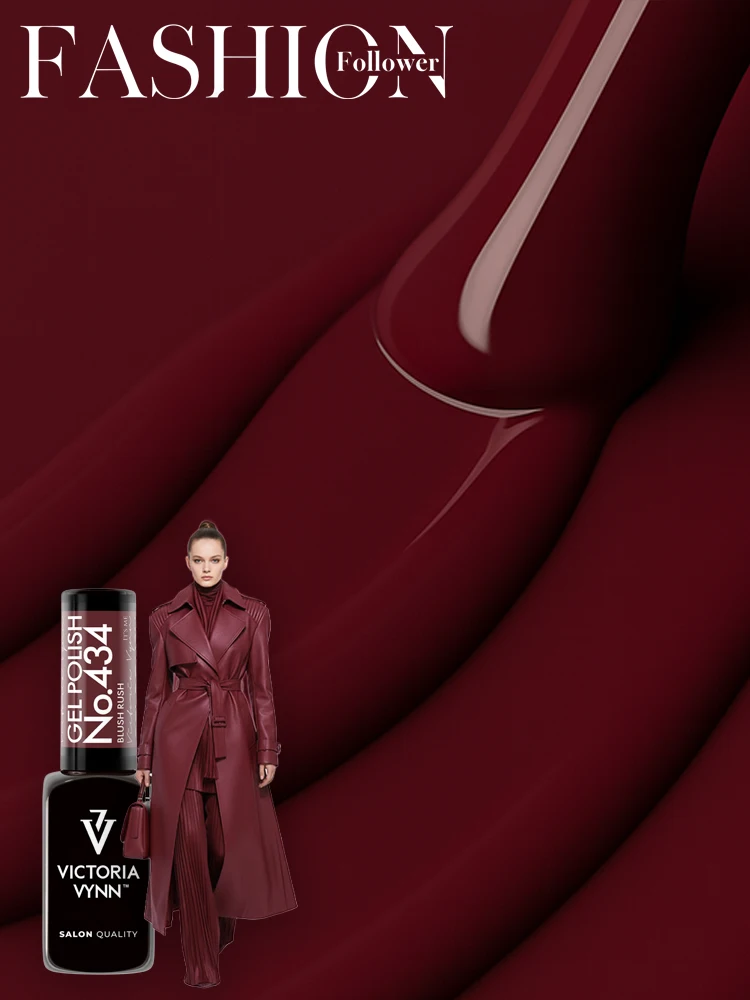 Victoria VYNN Gel Polish No. 434 Blush Rush 4 victoria vynn fashion follower 434webp