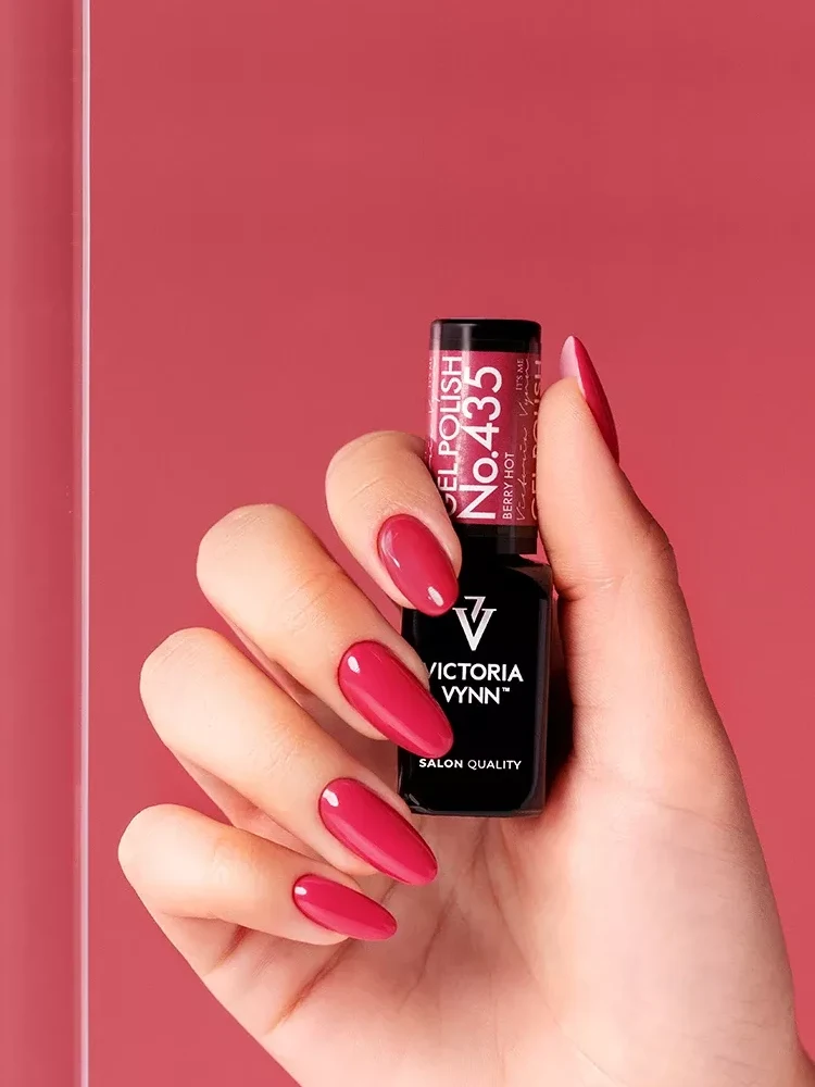 Victoria VYNN Gel Polish No. 435 Berry Hot 6 victoria vynn gel polish fashion follower no. 435 berry hot 1 1