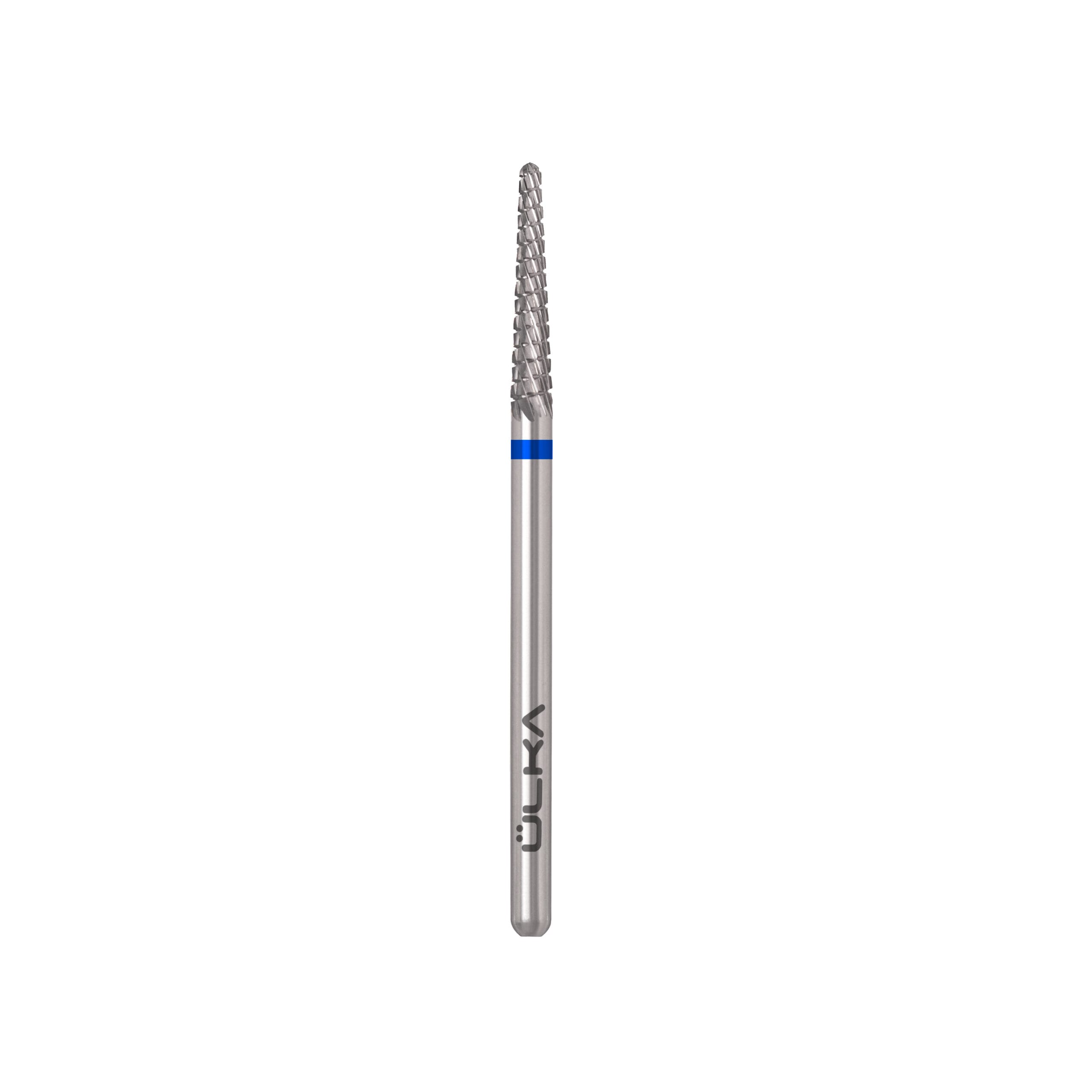 ÜLKA Mèche à clous en carbure aiguille bleu diamètre de la tête 2,3 mm / partie travaillante 14 mm (C2314-M) 2 carbide nail drill bit cone c2314 m scaled 2