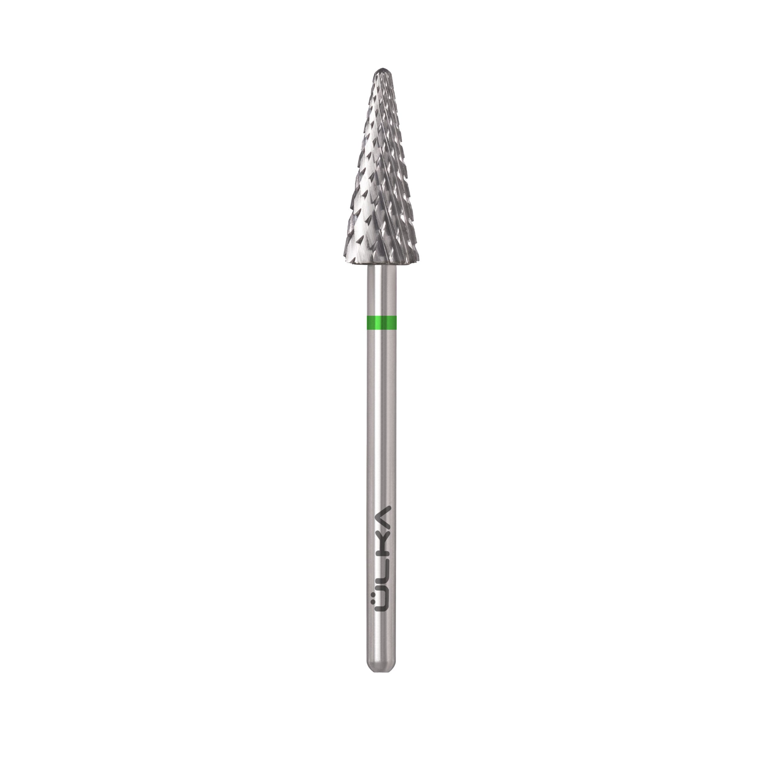 ÜLKA Mèche à clous en carbure conique tête verte diamètre 6.0 mm / partie travaillante 15 mm (C615-C) 2 carbide nail drill bit cone c615 c scaled 2