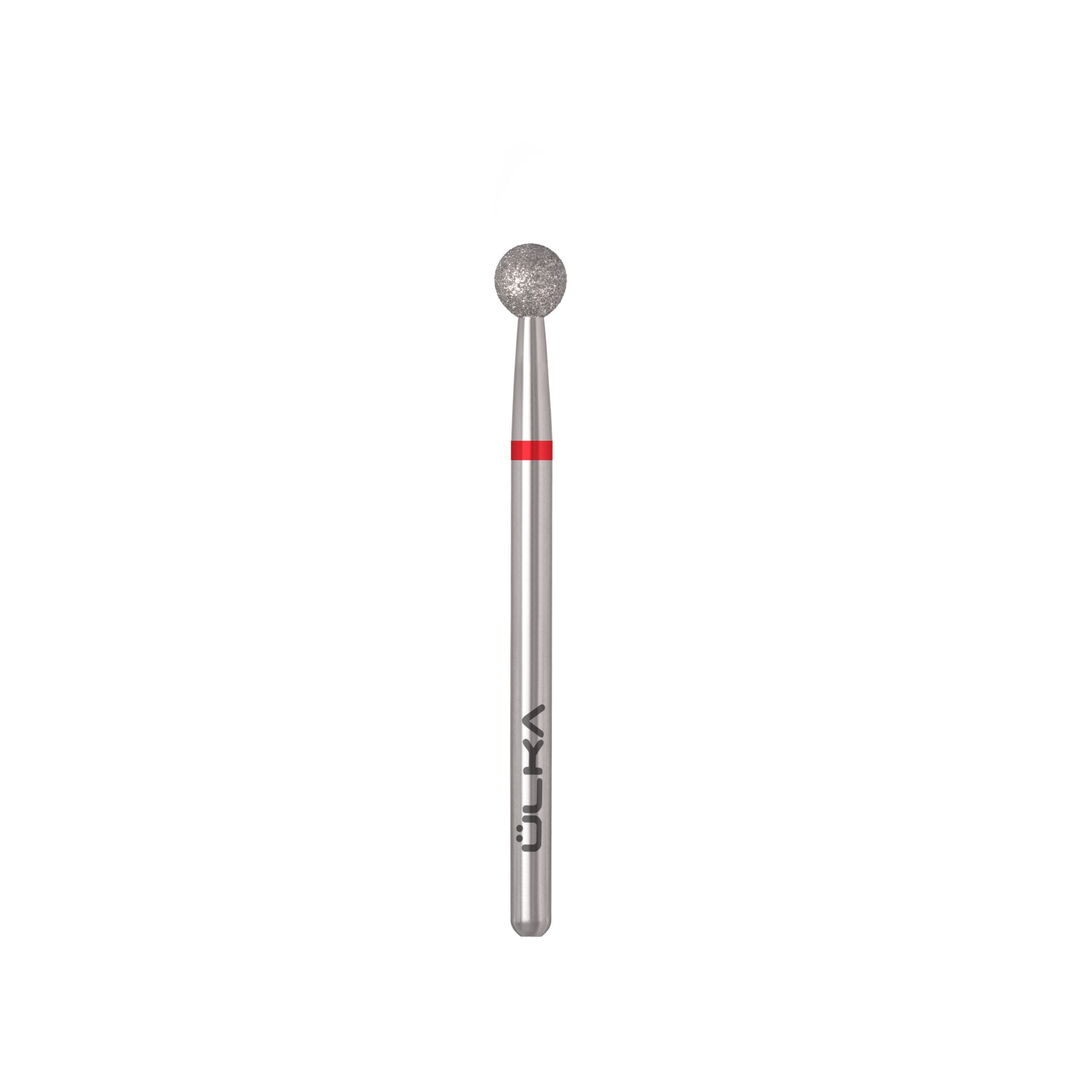 ÜLKA Mèche à clou diamant tête rouge diamètre 4 mm (B040-F) 2 diamond nail drill bit ball b040 f scaled 2