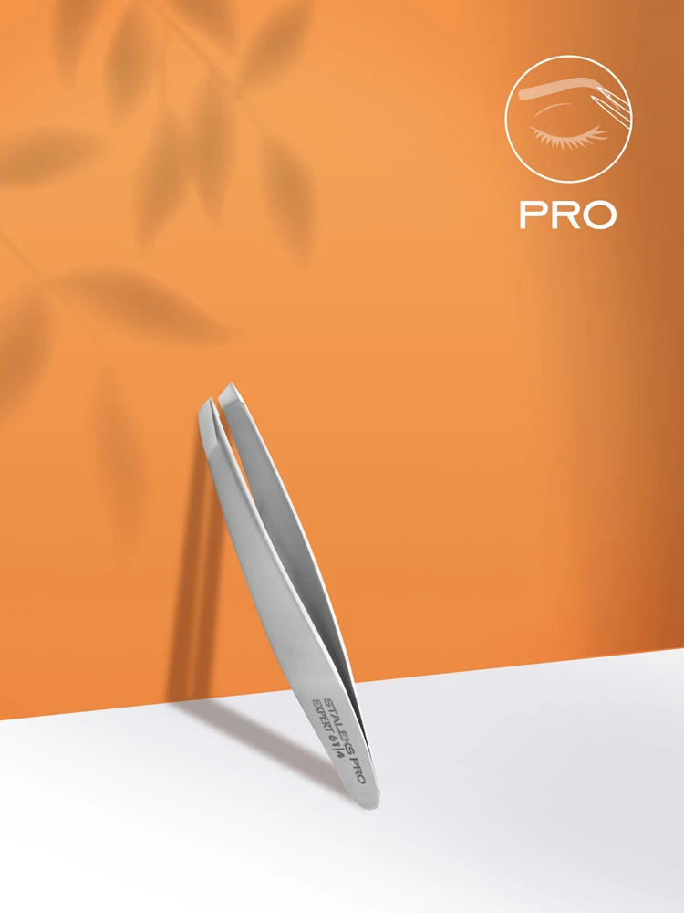 eyebrow tweezers expert 61 type 4 narrow beveled 1