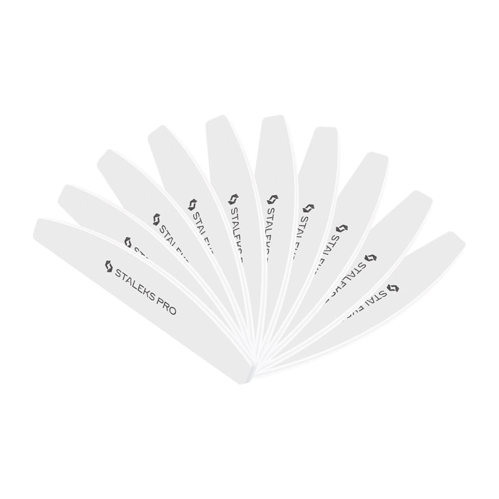 Staleks PRO Grinding buff crescent EXPERT 41 100/180 grit (10 pcs) 2 nfb 41 100 180 10 1