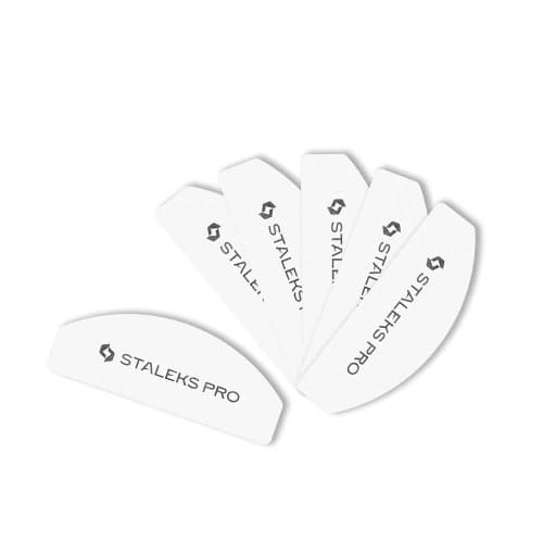 Staleks PRO Grinding buff crescent mini EXPERT 41 100/180 grit (20 pcs) 2 staleks buffer mini boat 100 180grit nfb 41m 100 180 20