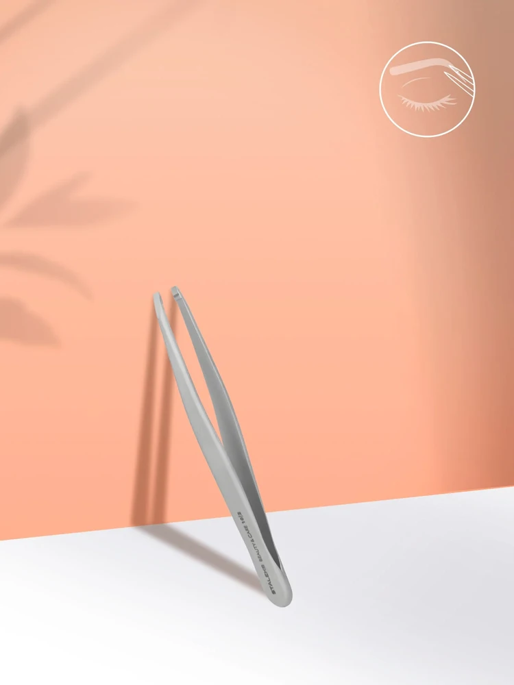 staleks staleks eyebrow tweezers beauty care 10 type 2 narrow straight