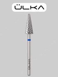 ÜLKA Carbide nail drill bit cone blue head diameter 6.0 mm : working part 15 mm (C615-M)