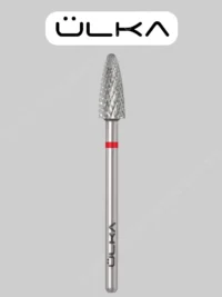 ÜLKA Carbide nail drill bit corn red head diameter 5.0 mm : working part 13 mm (C513-F)