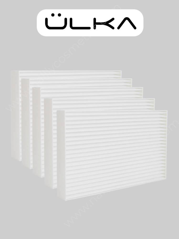 ÜLKA HEPA Filter Textile for ÜLKA Nano/Tornado/Bee Dust Collectors (Set of 5) 2 ulka set of 5 nanobee 1