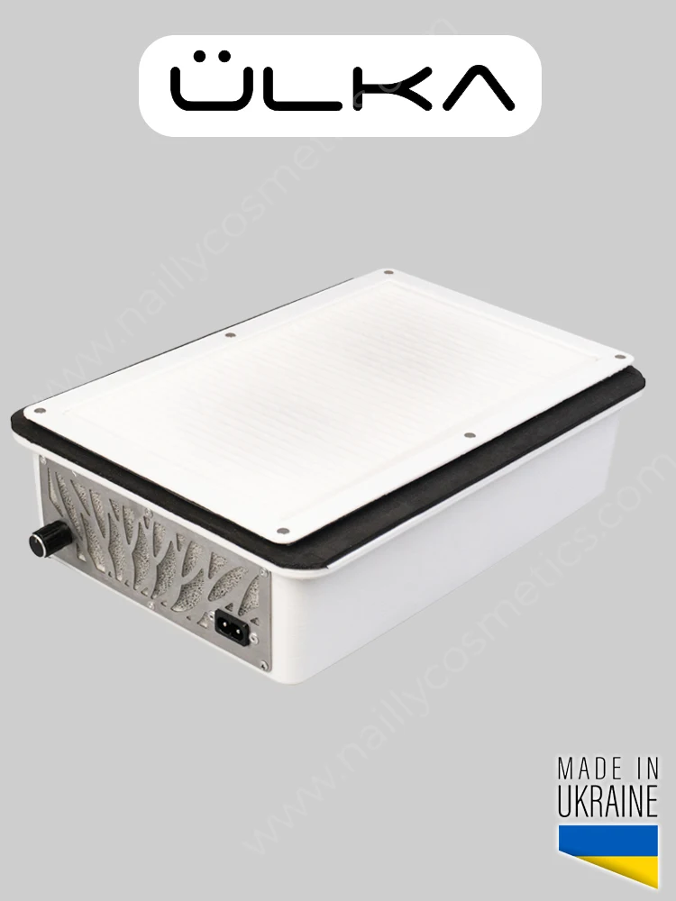 ÜLKA Dépoussiéreur de bureau Tornado intégré pour manucure + Kit (2 filtres HEPA, 1 bâtonnet en bois et 1 brosse) 12 victoria vynn tornado new