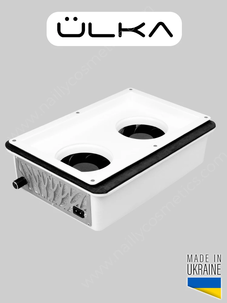 ÜLKA Dépoussiéreur de bureau Tornado intégré pour manucure + Kit (2 filtres HEPA, 1 bâtonnet en bois et 1 brosse) 4 victoria vynn tornado new 1 4