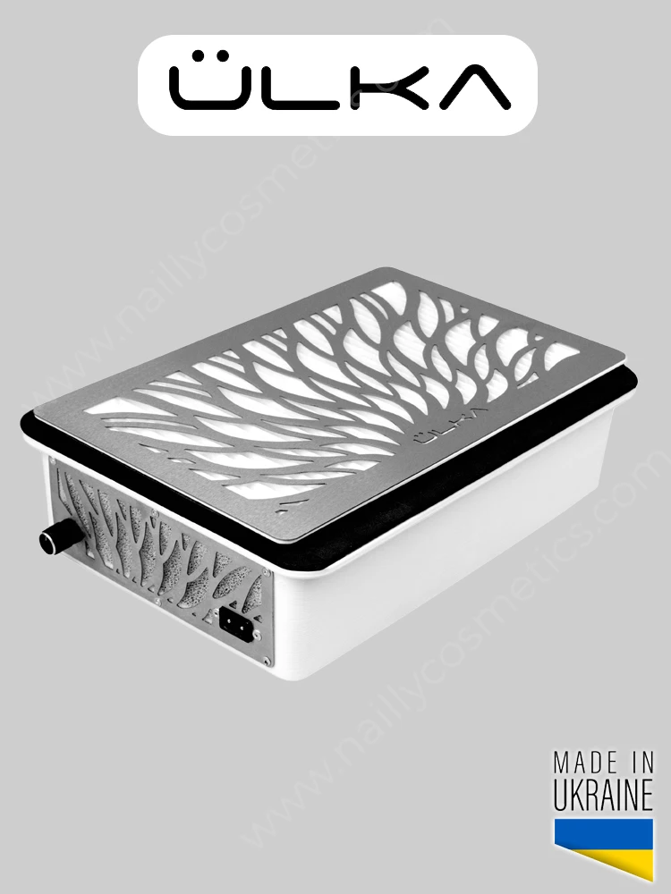 ÜLKA Dépoussiéreur de bureau Tornado intégré pour manucure + Kit (2 filtres HEPA, 1 bâtonnet en bois et 1 brosse) 2 victoria vynn tornado new