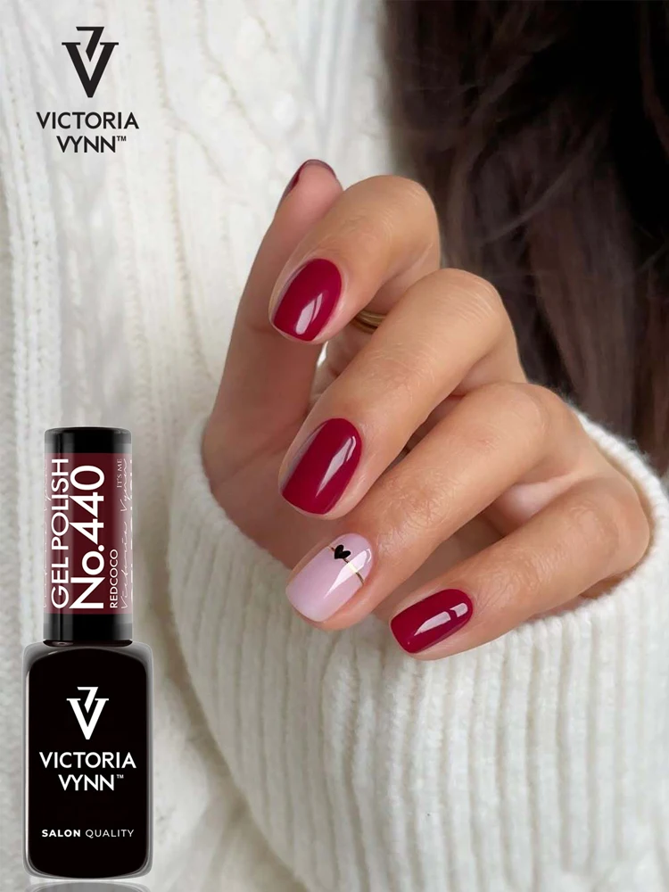 victoria vynn gel polish 440 redcoco