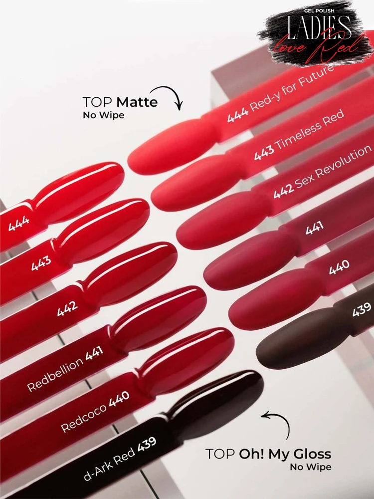 Victoria VYNN Gel Polish No. 442 Sex Revolution 8 victoria vynn ladies love red collection 1