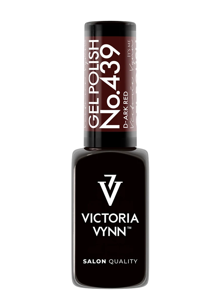 Victoria VYNN Gel Polish No. 439 d-Ark Red 2 victoria vynn salon gel polish no. 439 d ark red