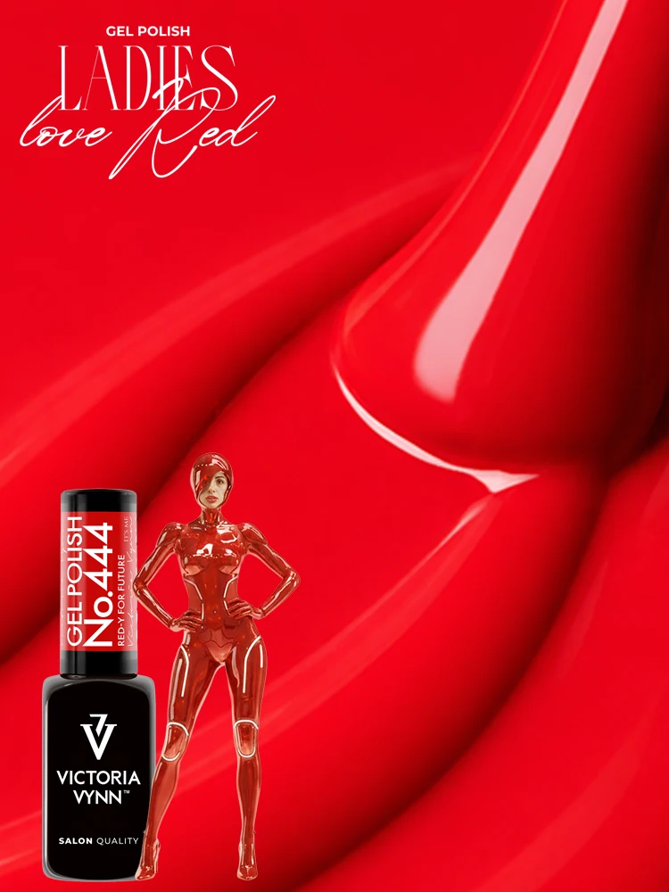 Victoria VYNN Gel Polish No. 444 Red-y for Future 4 victoria vynn salon gel polish no. 444 red y for future