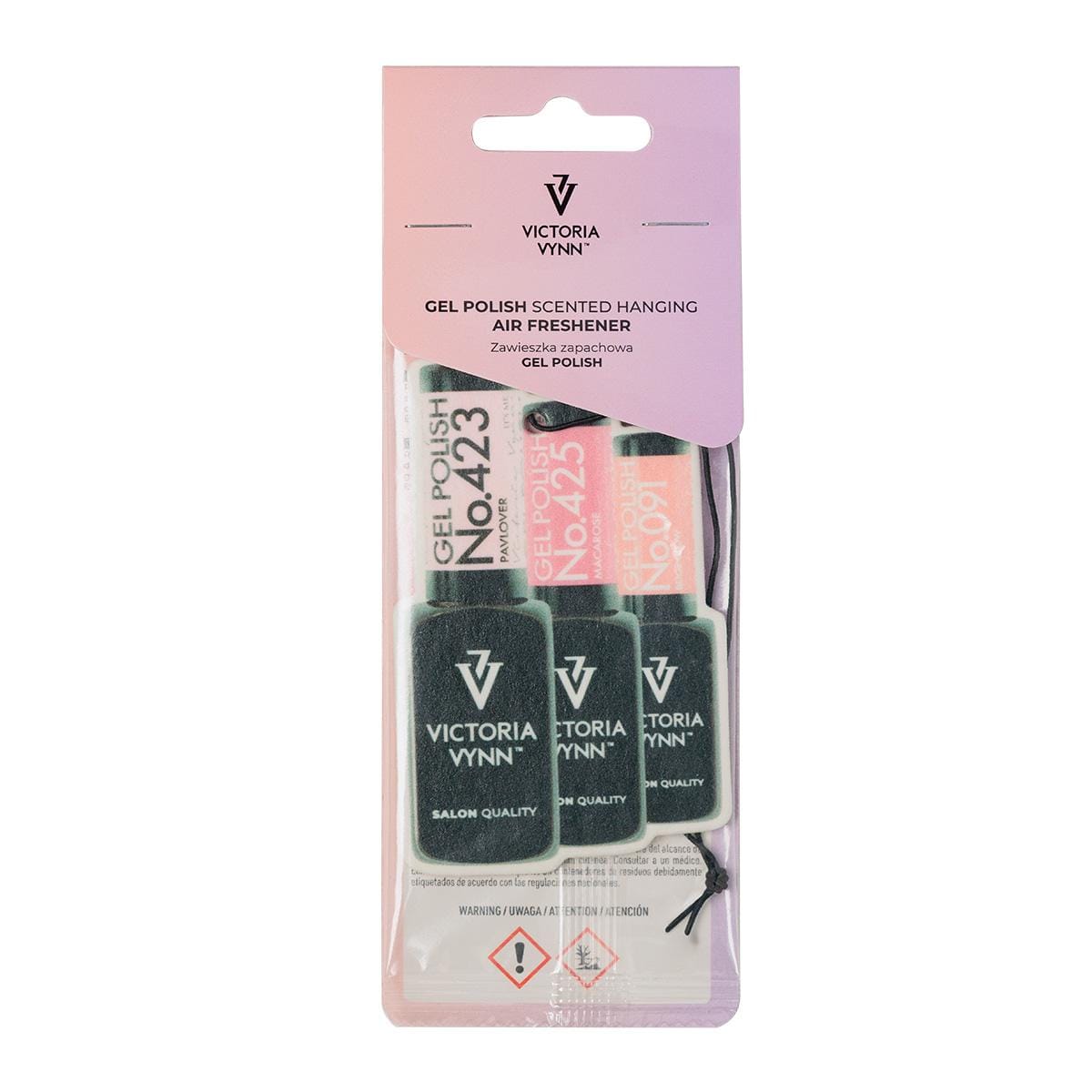 gel polish scented hanging air freshener