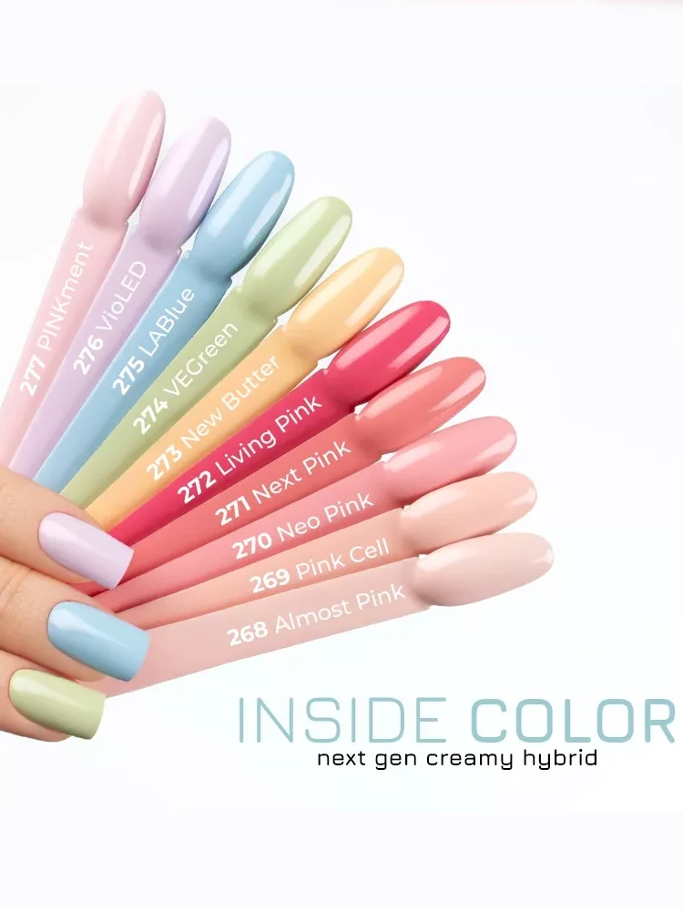 Victoria VYNN 5 Pack Inside Color Pure Vegan Creamy 268-272 (Pink) 8 pure creamy hybrid vegan inside color collection 1