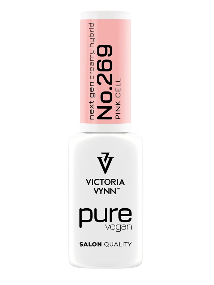 Victoria VYNN Pure Creamy Hybrid Gel Polish No. 269 Pink Cell 2 pure vegan creamy 269