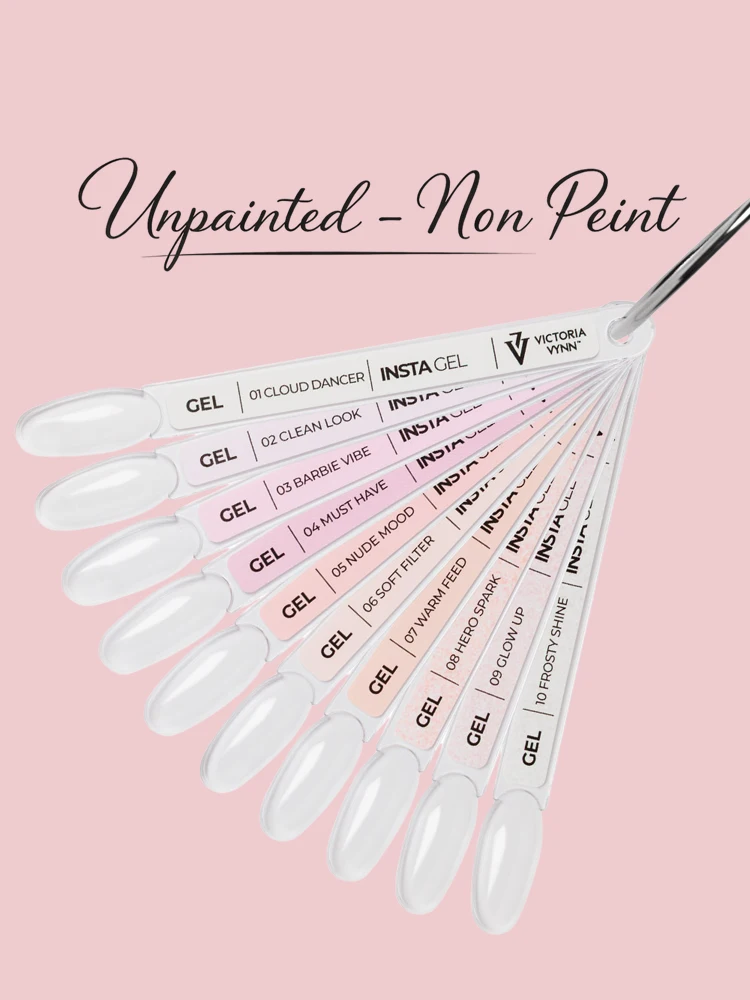 Victoria VYNN Color Chart Insta Gel (Unpainted) 2 victoria vynn unpainte insta gel color chart