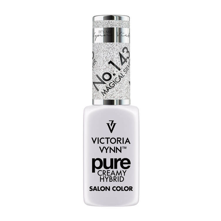 Pure Creamy Hybrid Gel Polish No. 143 Magical Silver