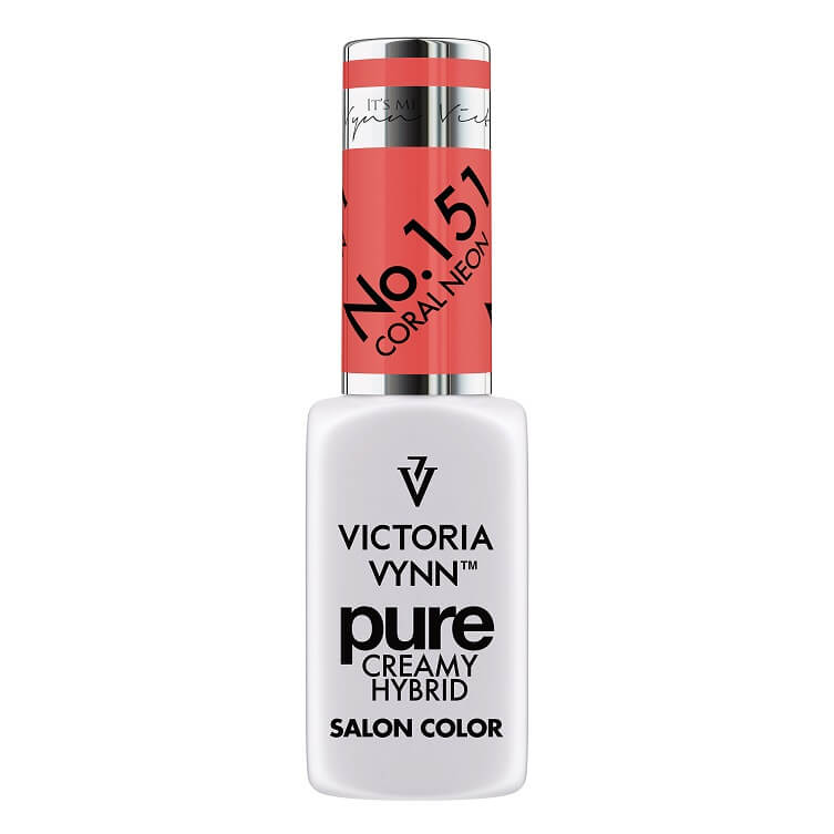 Pure Creamy Hybrid Gel Polish No. 151 Coral Neon