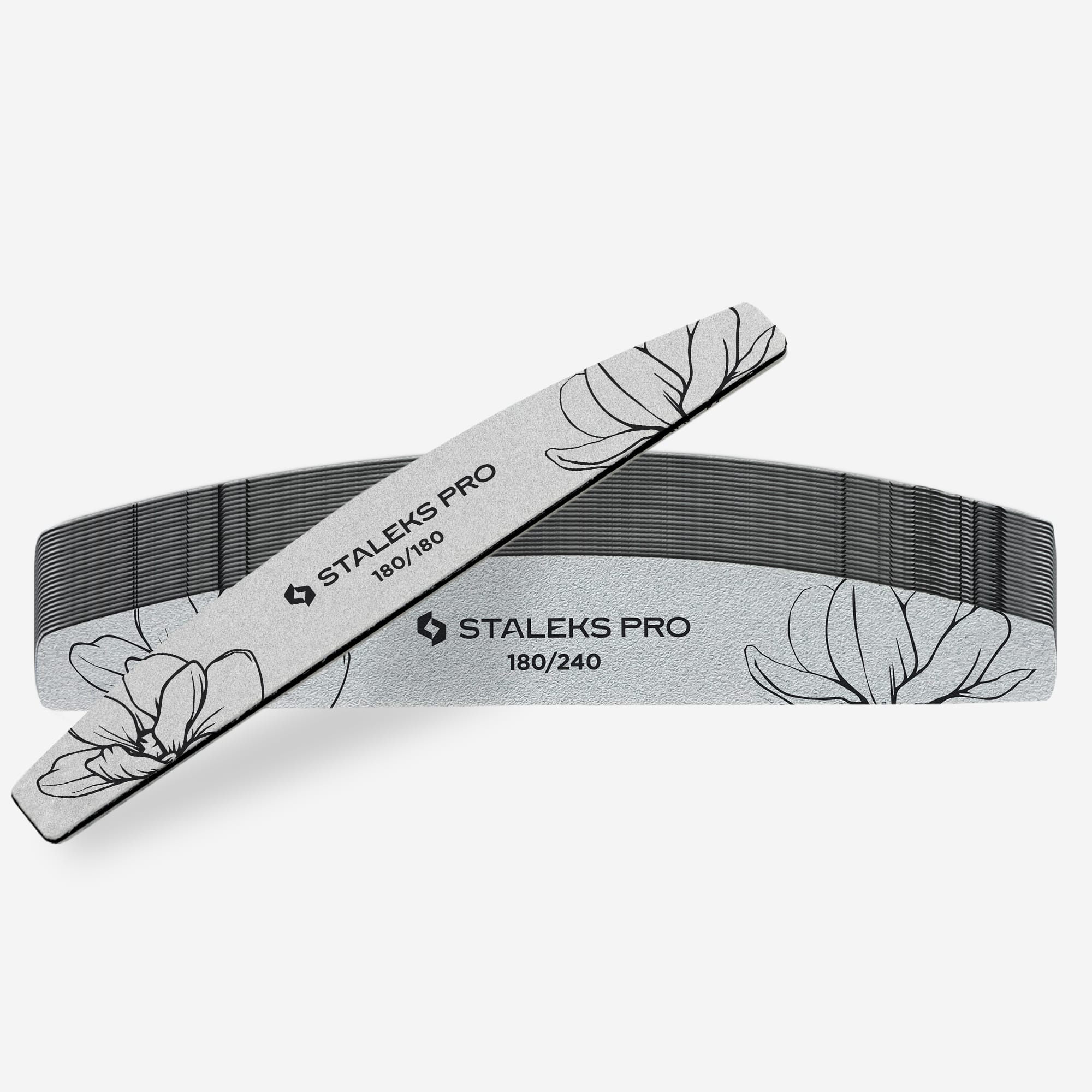 Staleks PRO Crescent Mineral Nail File EXPERT 40 180/240 grit (25 pcs)