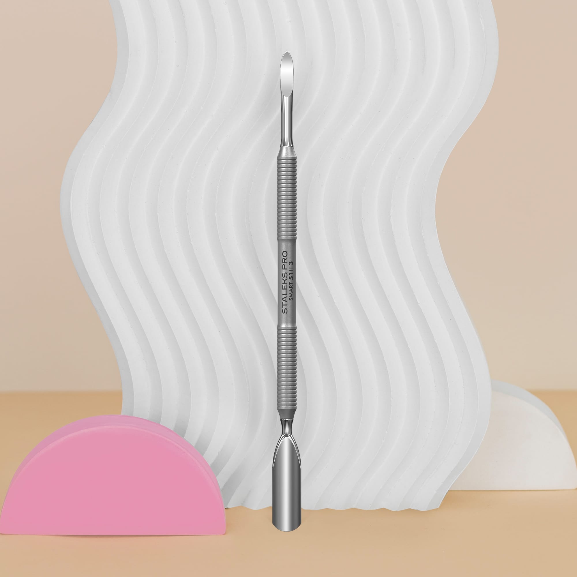 Staleks Manicure pusher SMART 51 TYPE 3 (rounded wide pusher and nail cleaner)