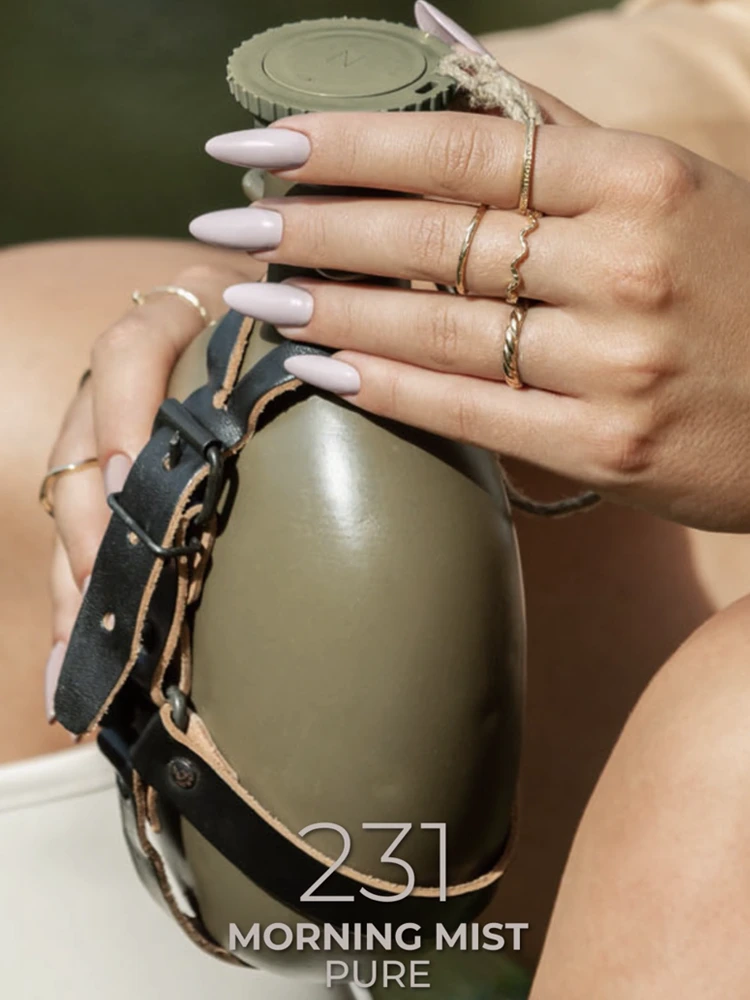 creamy beige gel polish
