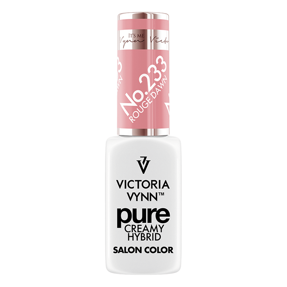 creamy pink gel polish
