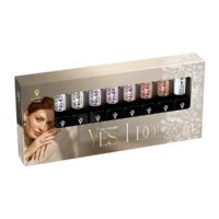 Victoria VYNN 8 Pack YES, I DO! 459-465 + Top Coat Silver Cat Eye No Wipe