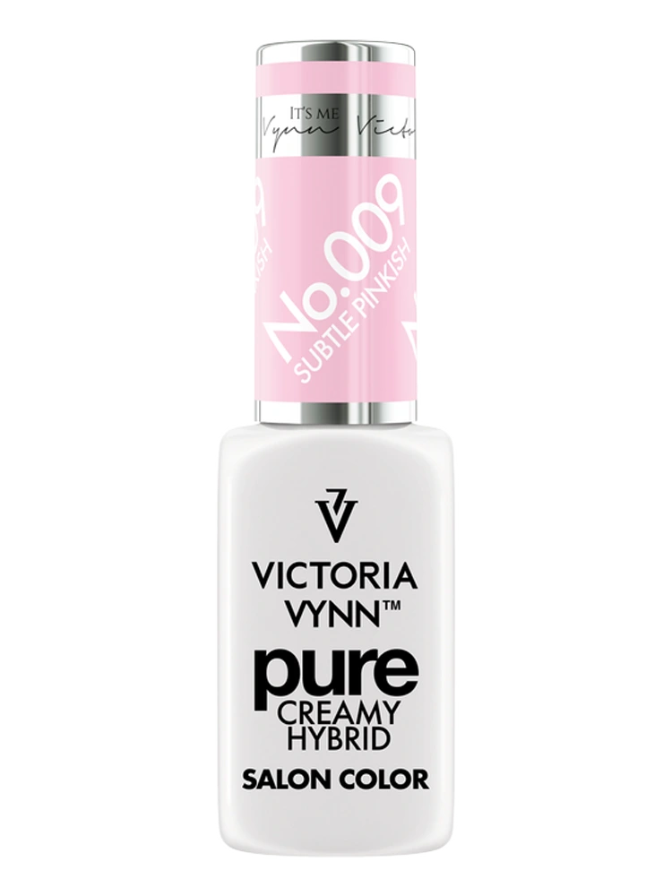 Best Creamy Pink Gel Nails Victoria VYNN Pure Creamy Hybrid 009 Subtle Pinkish