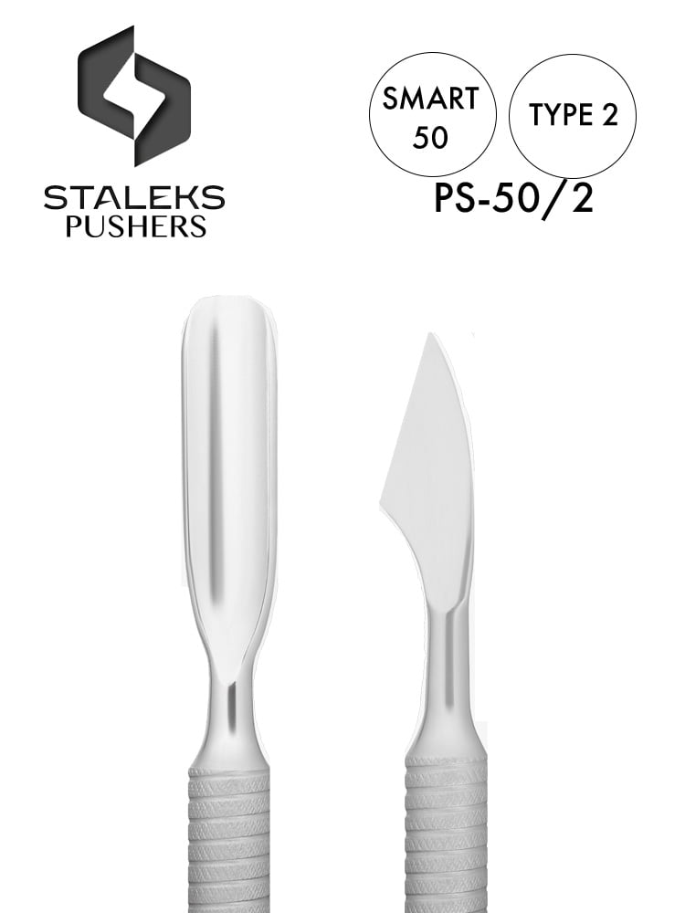 Best Cuticle Pusher and cleaner Tool Staleks Smart 50 Type 2 Rounded Pusher and cleaner