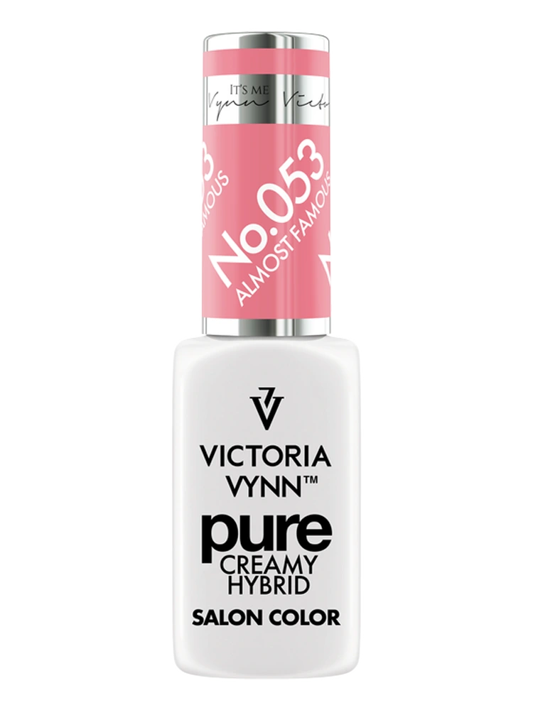 Best soft Pink Nails 053 Almost Famous Victoria VYNN Pure Creamy Hybrid 053 Almost Famous