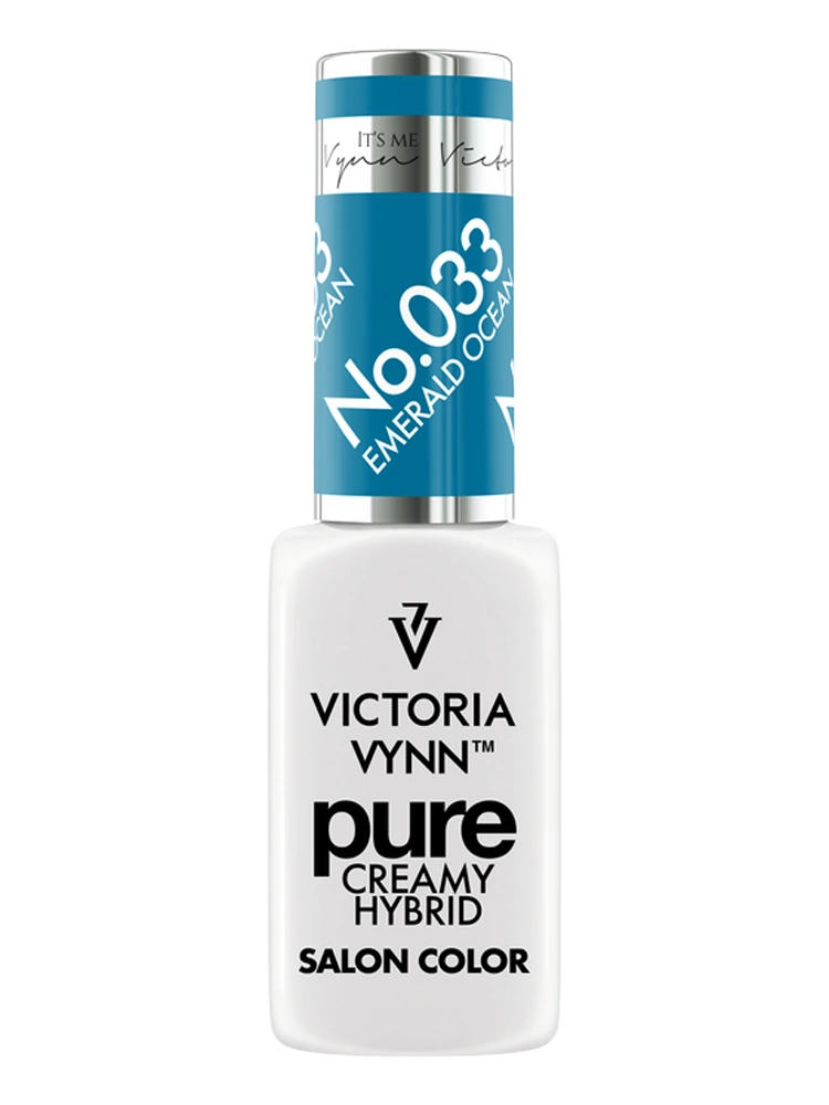 Best Diamond Blue Nails Victoria VYNN Pure Creany Hybrid 033 Emerald Ocean