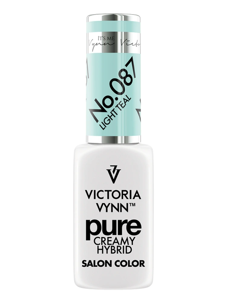 Best Mint Green Nails Victoria VYNN Pure Creamy Hybrid 087 Light Teal