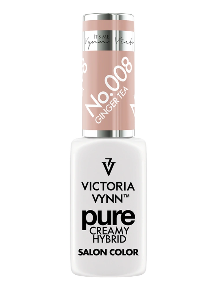 Best Neutral Beige Nails Victoria VYNN Pure Creamy Hybrid 008 Ginger Tea