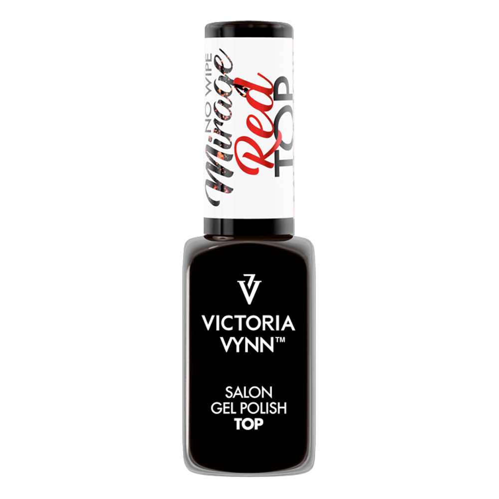 Top Coat Glitter Mirage Red