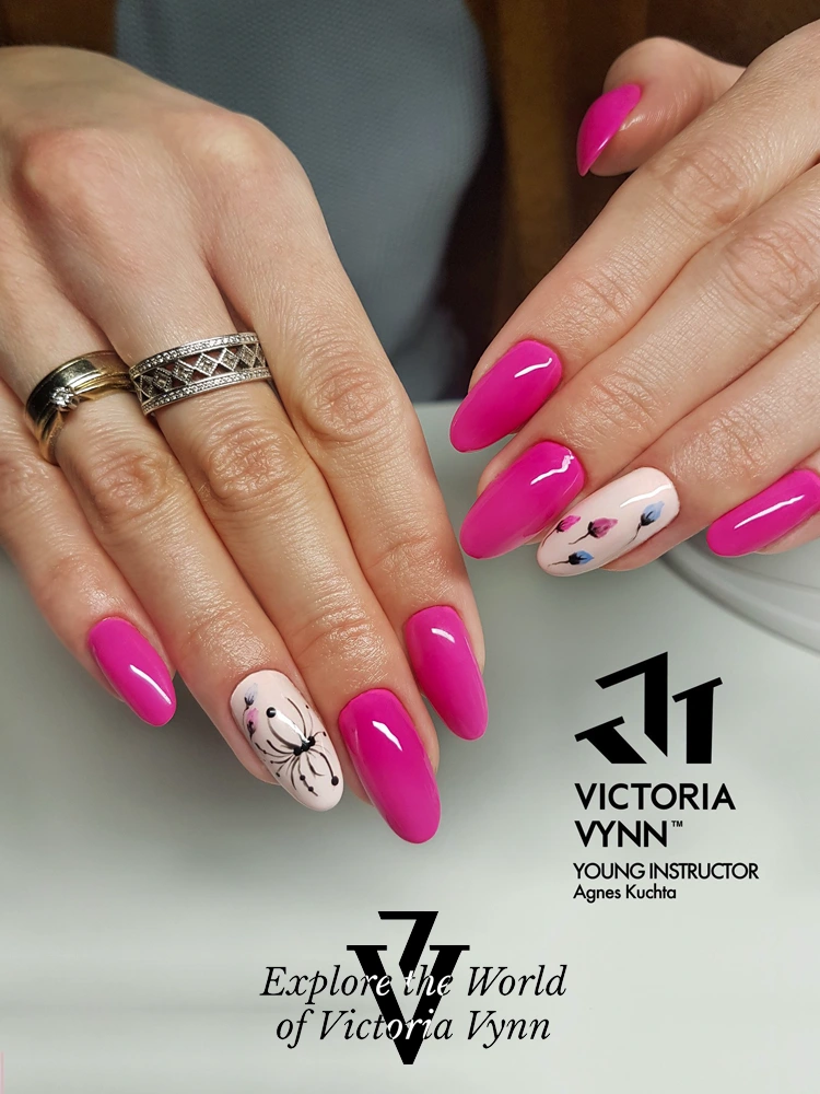 Most Cute Pink Nails Victoria VYNN Pure Creamy Hybrid 078 Pinky Pink