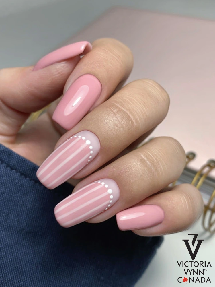 Most Delicate pink gel nails Victoria VYNN Pure Creamy Hybrid 011 Gentle Pink