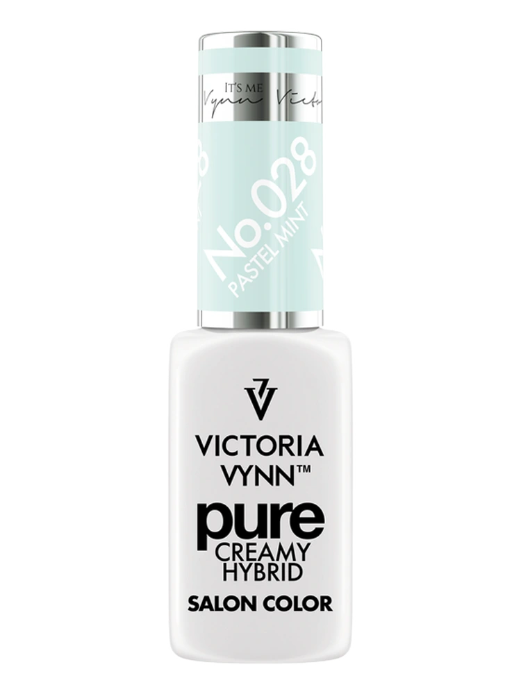 Sweet Pastel Green Nails Victoria VYNN Pure Creamy Hybrid 028 Pastel Mint