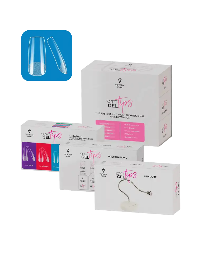 Soft Gel Tips Medium Square kit