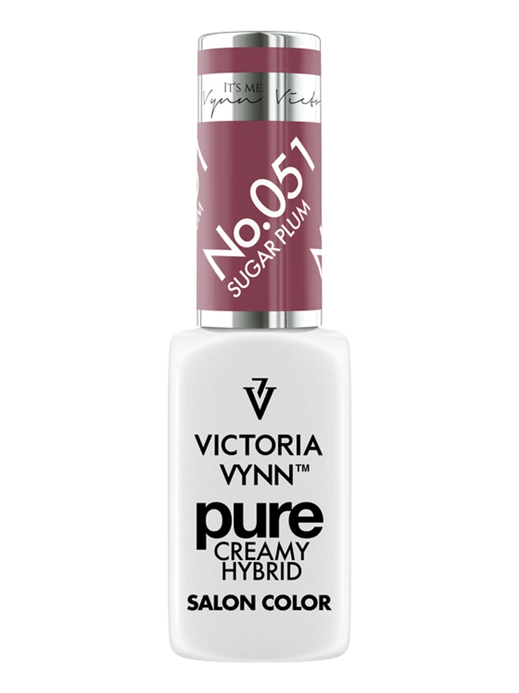 Special Violet Gel Nails Victoria VYNN Pure Creamy Hybrid 051 Sugar Plum