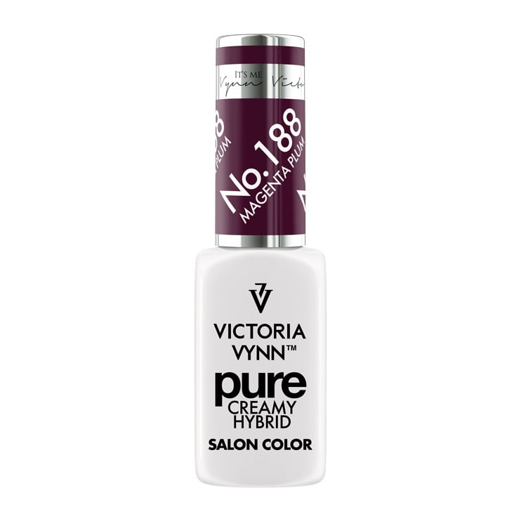 Pure Creamy Hybrid Gel Polish No. 188 Magneta Plum