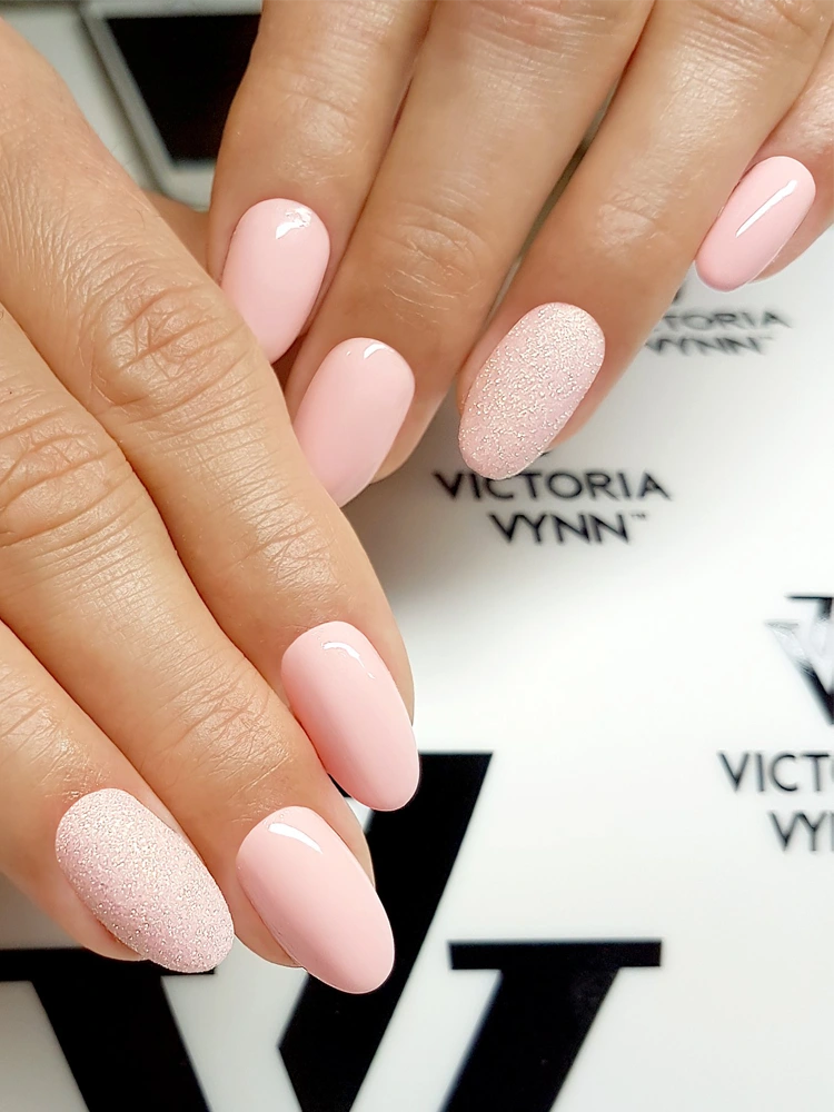 best charming pink rose nails victoria vynn pure graceful pink 006