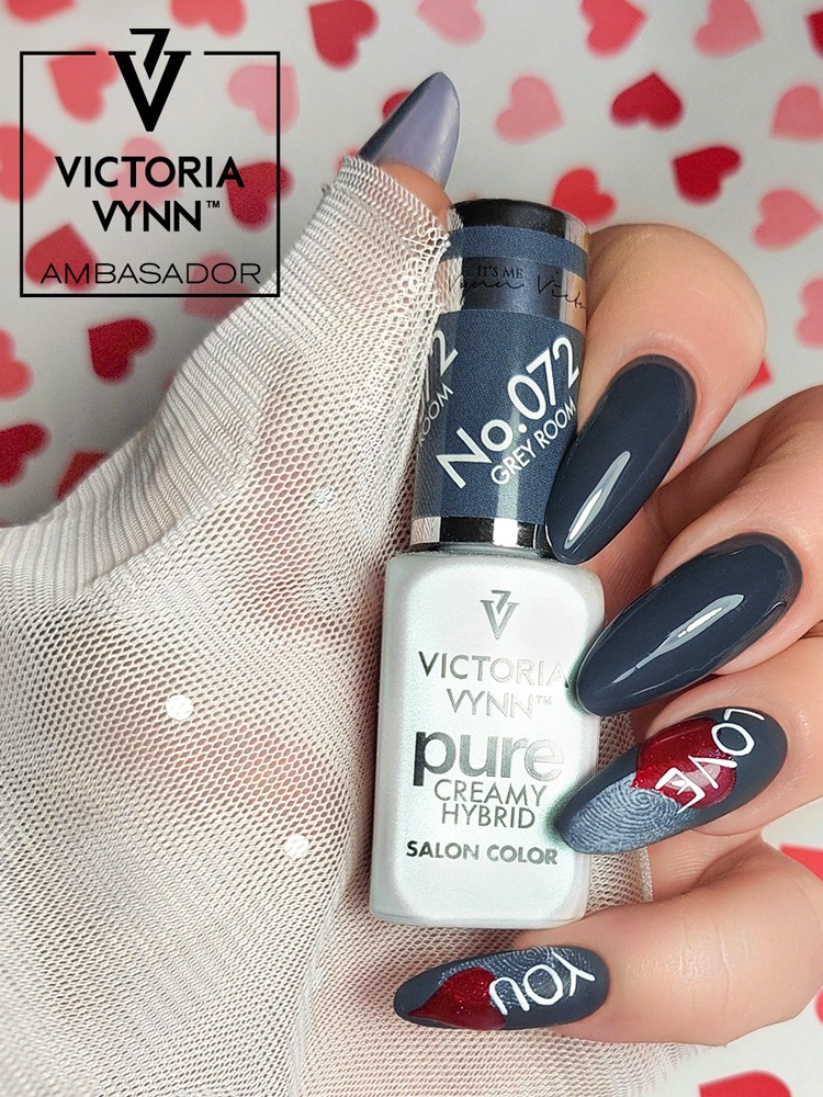 best dark grey nails 072 grey room victoria vynn pure cream hybrid