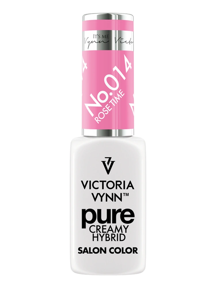 best hot bright pink nails victoria vynn pure creamy hybrid 014 rose time